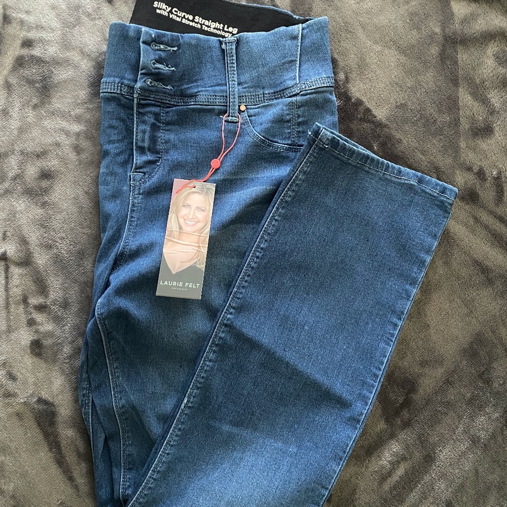 Laurie Felt Silky Curve Straight leg jeans, Size L